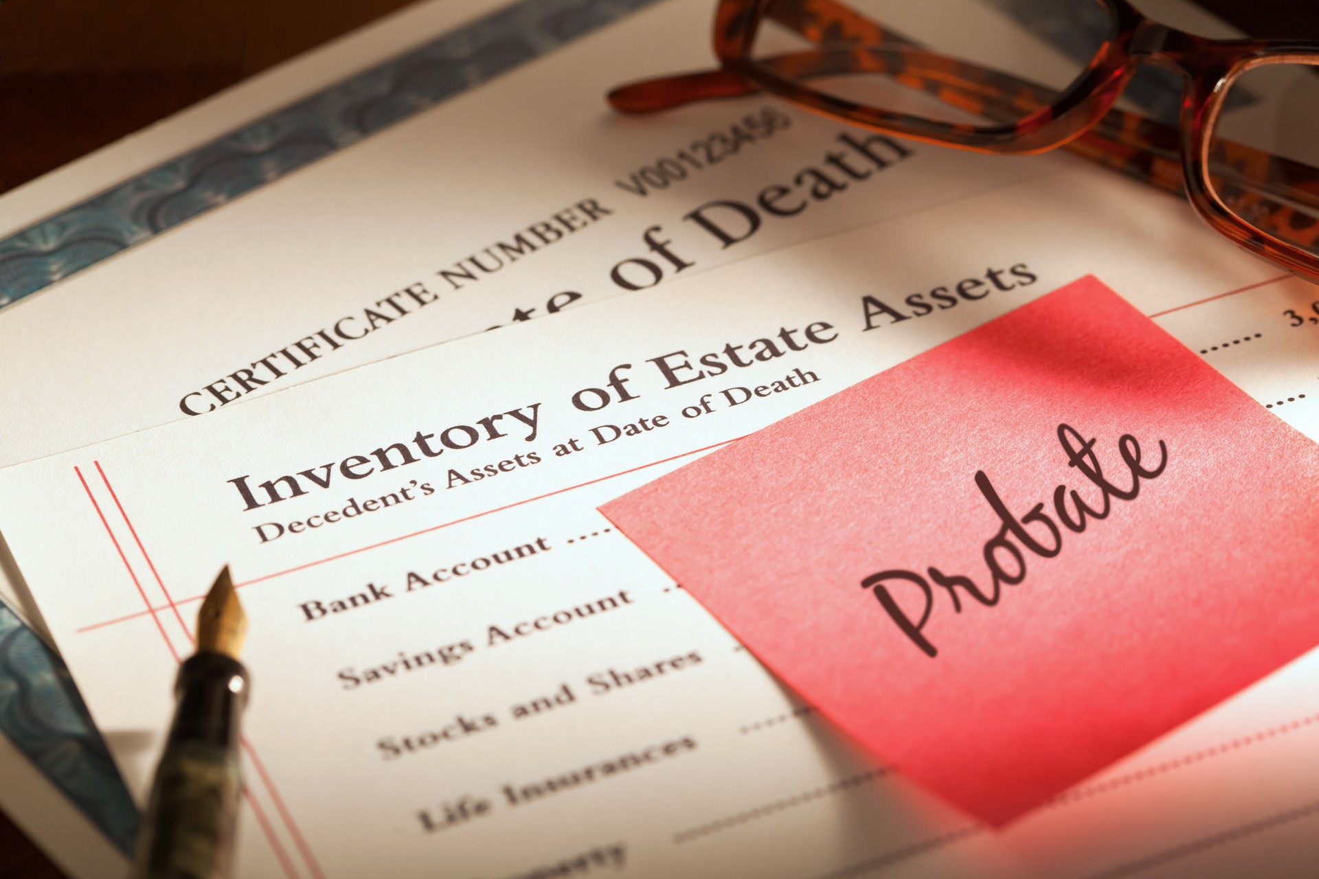 Probate Application and Estate Assets